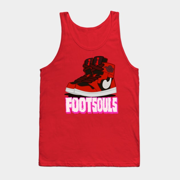 FootSouls 1 Tank Top by Dedos The Nomad